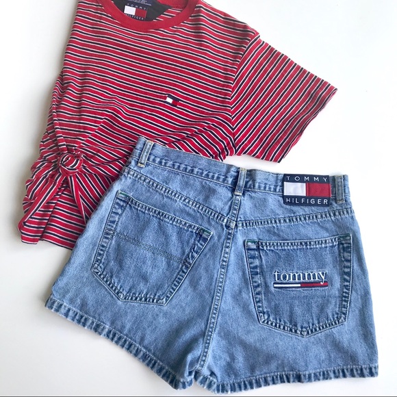 Tommy Hilfiger Pants - Tommy Hilfiger | Vintage High Waisted Shorts